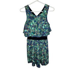 Princess Vera Wang Colorful Sleeveless Dress Blue Size 7